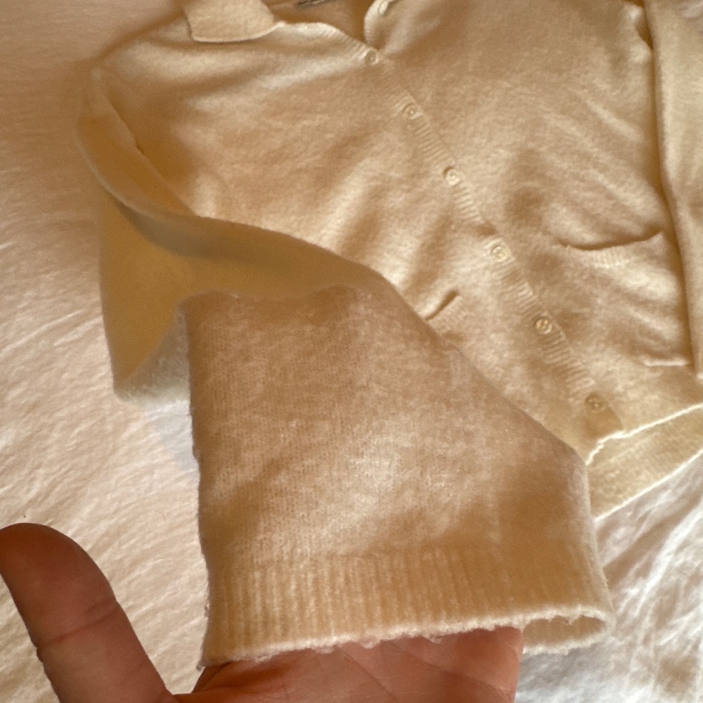 Abercrombie Collared Button Up Sweater - image 2